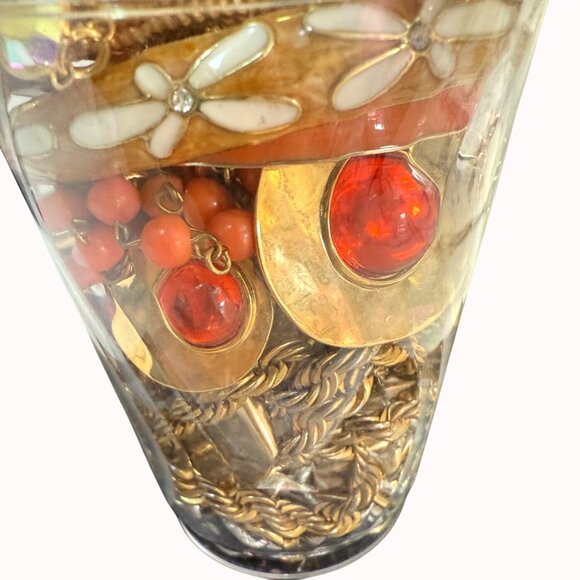 Gold-Tone Jewelry Lot Mystery Wearable Assorted Styles & Colors 1lb+ Mixed Earri - Picture 2 of 16